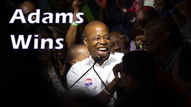 Democrat Eric Adams says he's ready to lead New York City