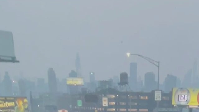 Smoke from wildfires making for dangerous health conditions in NYC region