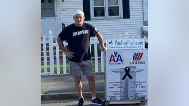 Man to honor 9/11 crews by pushing drink cart from Boston to New York