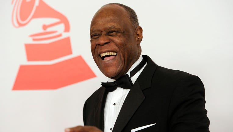 Johnny Ventura arrives at the Latin Recording Academy Person of the Year tribute on Wednesday, Nov. 20, 2013, in Las Vegas.