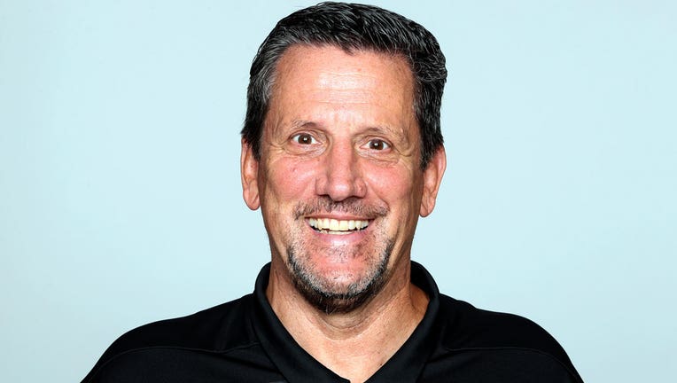 This is a 2019 file photo shows Greg Knapp of the Atlanta Falcons NFL football team. Knapp, currently a New York Jets assistant coach was in a 