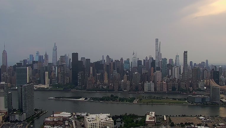 Manhattan skyline seen from Queens
