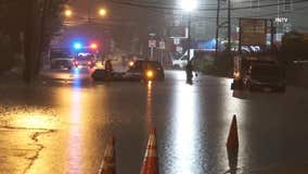 Newark water rescues in Henri flooding