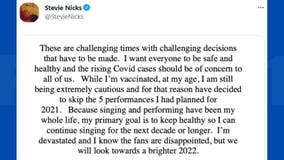 Stevie Nicks cancels all 2021 performances over coronavirus concerns