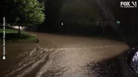 Heavy rain from tropical storm remnants triggers flooding in NY