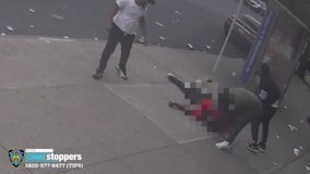 VIDEO: Trio of attackers brutally beat man unconscious on Bronx street