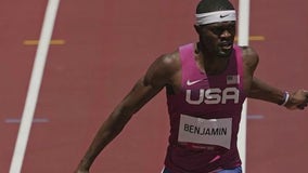 Olympic medalist Rai Benjamin inspires other Mount Vernon athletes