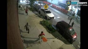 Group chases, brutally attack 2 men leaving bar