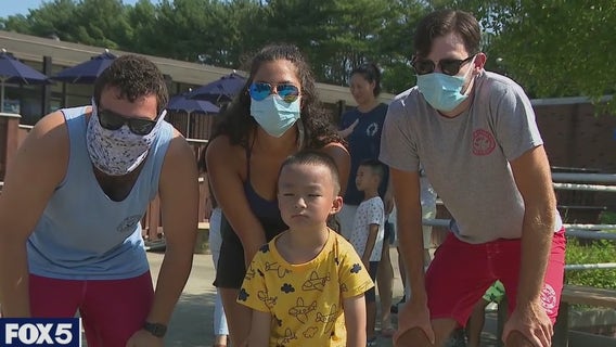 4-year-old boy and family thank lifeguards who saved his life