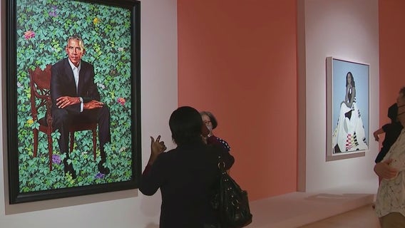 Touring portraits of Barack and Michelle Obama are in Brooklyn