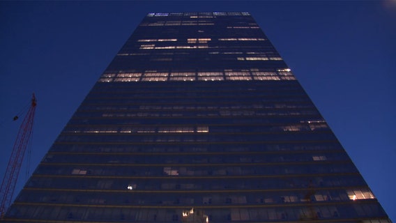 Drone hits skyscraper at World Trade Center