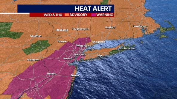 Dangerously hot weather expected in New York area