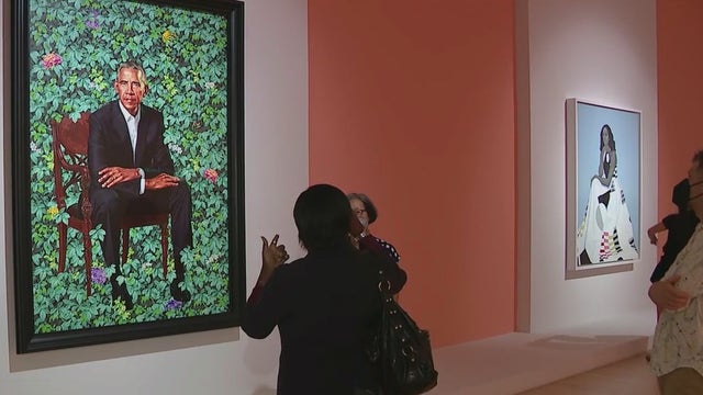 Touring portraits of Barack and Michelle Obama are in Brooklyn