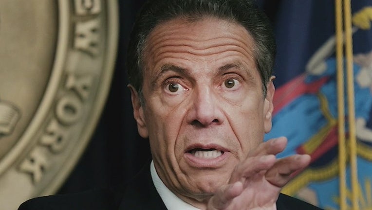 FILE - NY Gov. Andrew Cuomo.