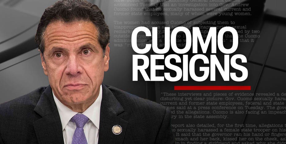 Andrew Cuomo to resign as New York's governor