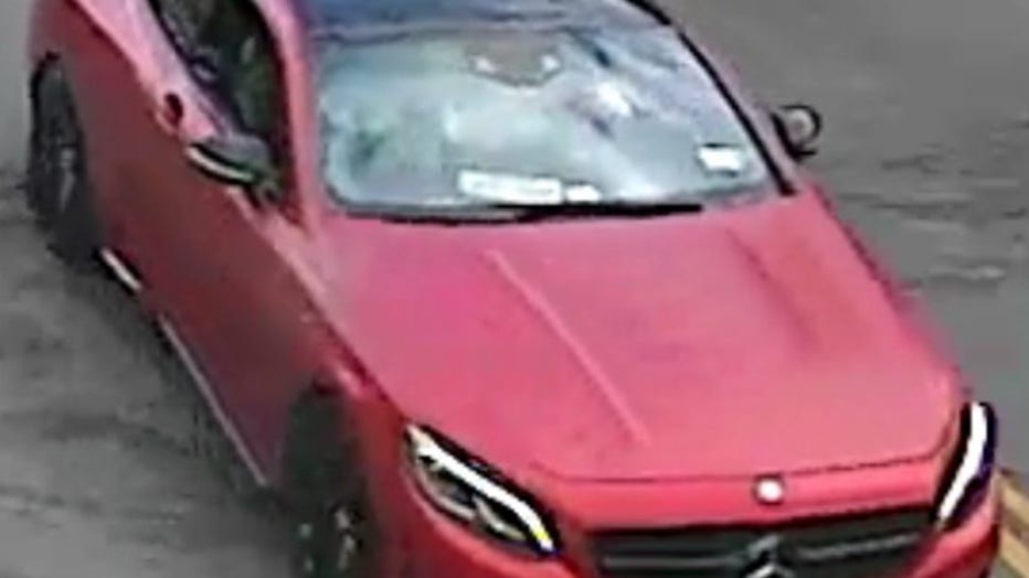 The assailant behind a vicious beating of a 64-year-old man in Bushwick fled the scene in a red Mercedes Benz. 