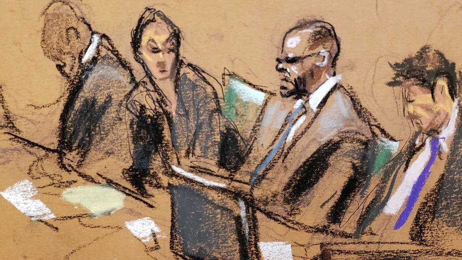 A prosecutor said R&B singer R. Kelly would often record sex acts with minors as he controlled a racketeering enterprise of individuals.