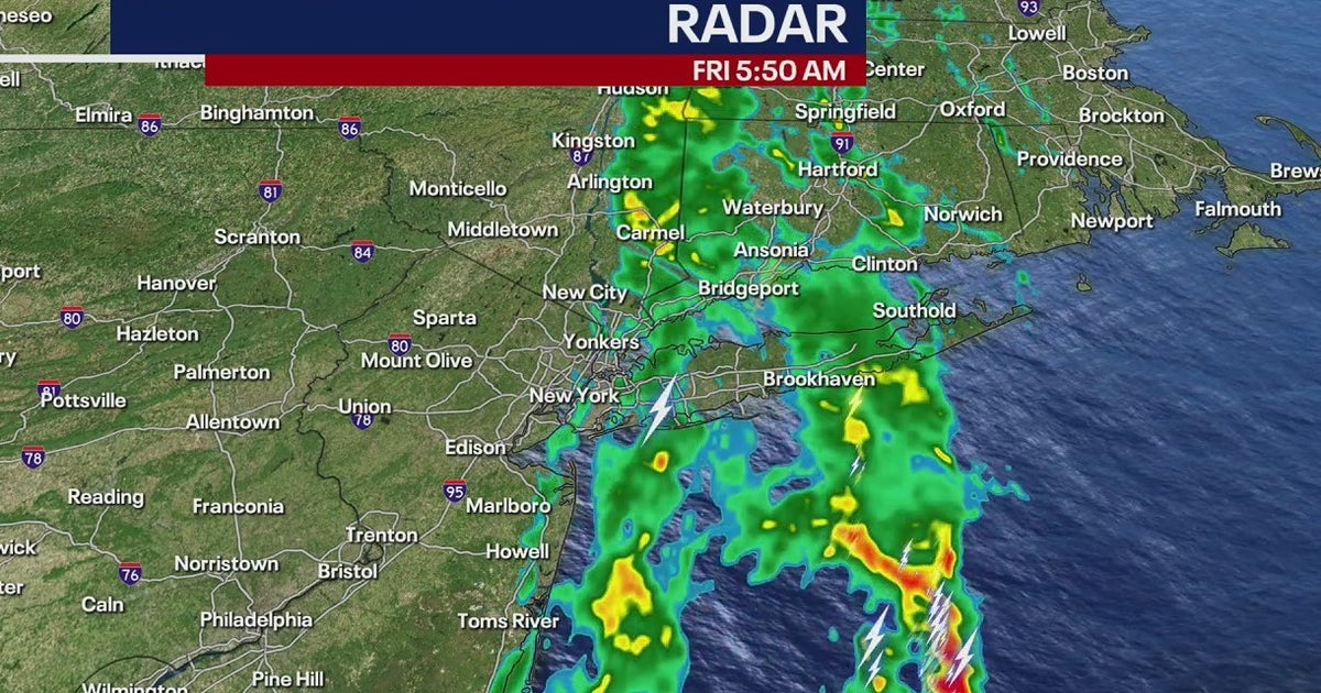 Drenching rain making its way out of NYC region | FOX 5 New York