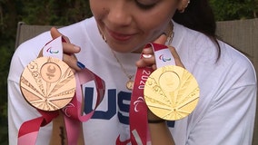 Paralympian from New York celebrates gold from Tokyo Games