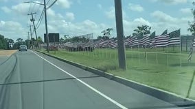 Suffolk County students plant flags for 9/11 anniversary