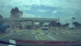 At least 2 dead after truck crashes into Mexico City toll booth