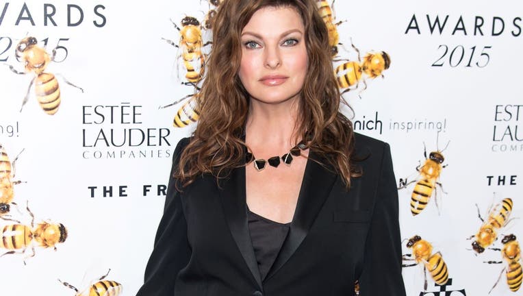 Model Linda Evangelista attends 2015 Fragrance Foundation Awards