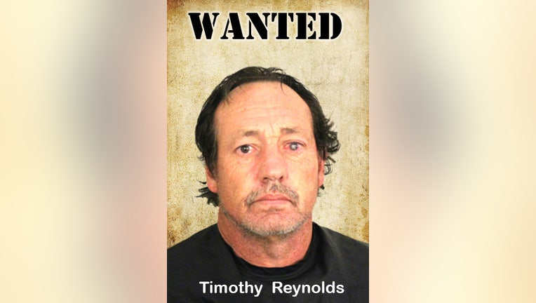 Timothy Reynolds was wanted for the abuse of 28 dogs. (Floyd County Sheriff's Office)
