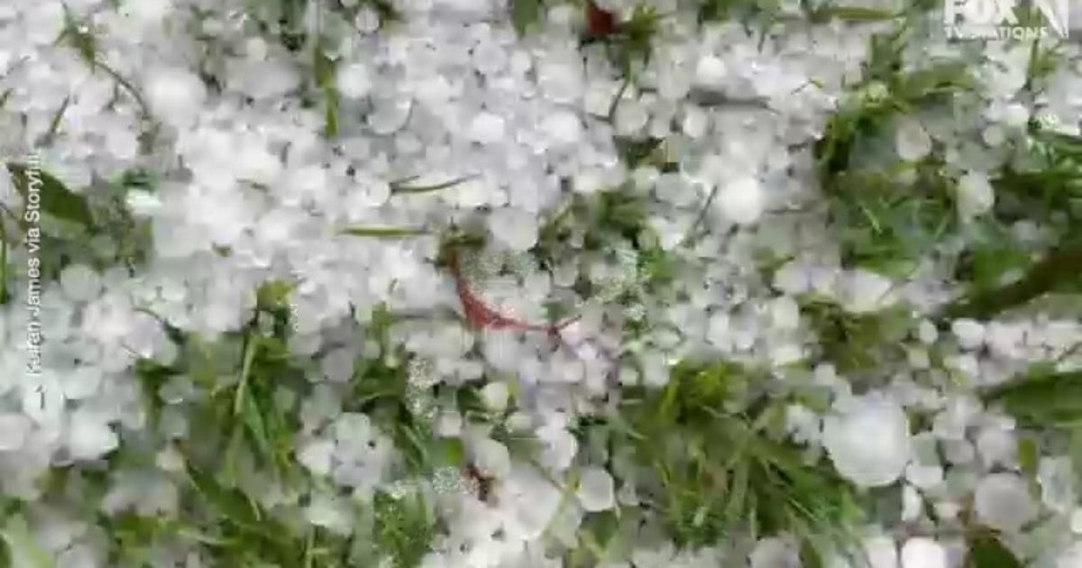 Freak storm dumps giant hail on Australia | FOX 5 New York