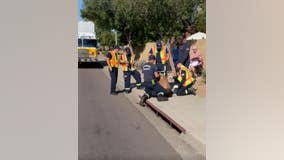 Firefighters rescue man trapped in Glendale storm drain for several days