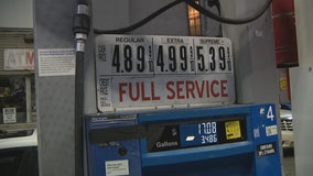 Gas prices hit $5 in Manhattan