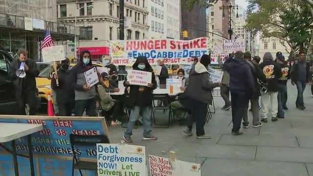 NYC taxi cab drivers' hunger strike hits day 10