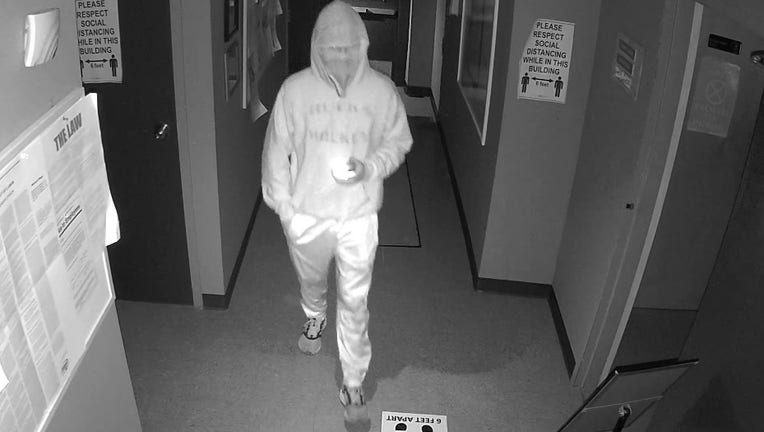 One of the suspects who broke into Willington Town Hall in Connecticut. 