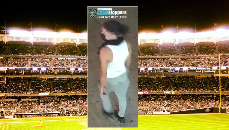 The NYPD released a photo of a man wanted in connection with an attack outside of Yankee Stadium.