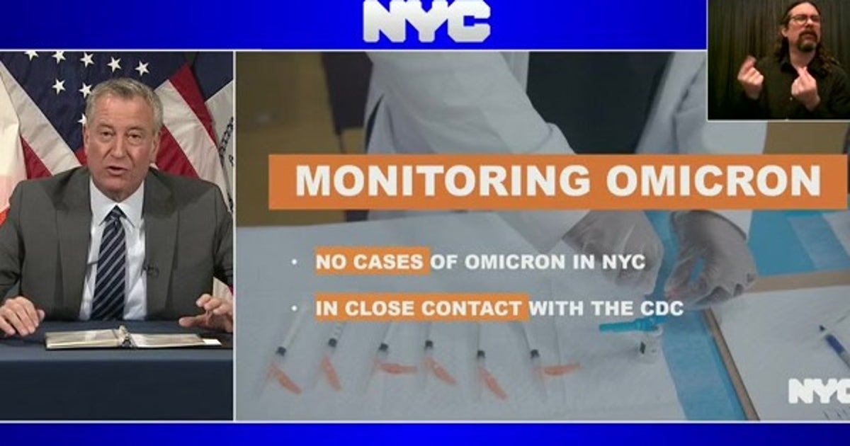 No omicron variant cases detected in NYC yet, mayor says | FOX 5 New York
