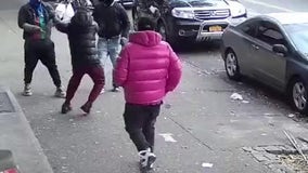 Shocking gunfight on Bronx street only feet apart but gunmen miss