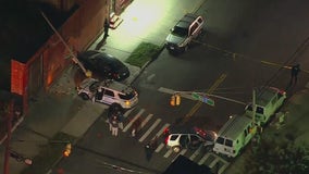 2 NYPD officers hospitalized after Brooklyn crash with suspects, shots fired