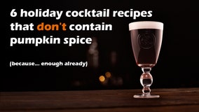 6 holiday cocktail recipes (chilled and hot) that don't contain pumpkin spice