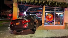 Driver crashes into Long Island Taco Bell