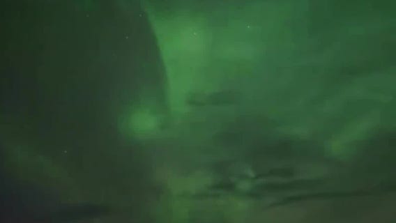 The Northern Lights: Ideal conditions led to stunning views