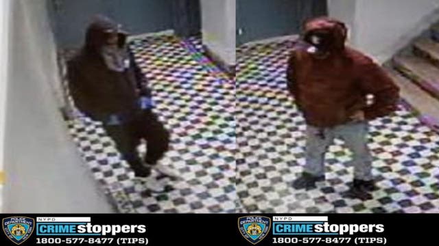 Gun-toting robbers push inside of 90-year-old man's apartment in Harlem