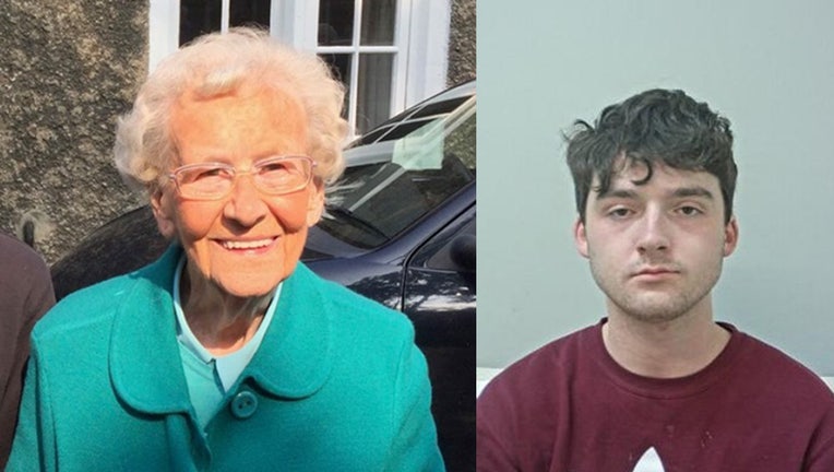 Mary Gregory (left) and Tiernan Darnton (right) are seen in photos released by the Lancashire Constabulary.