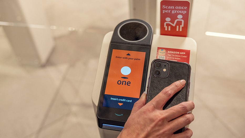 An image provided by Starbucks shows a self-pay station at a new Midtown Manhattan location.