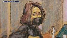 GHISLAINE MAXWELL TRIAL: Courtroom sketch artist's clear view