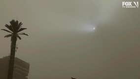 Sandstorm envelopes Cairo in cloud of dust, blocking sun