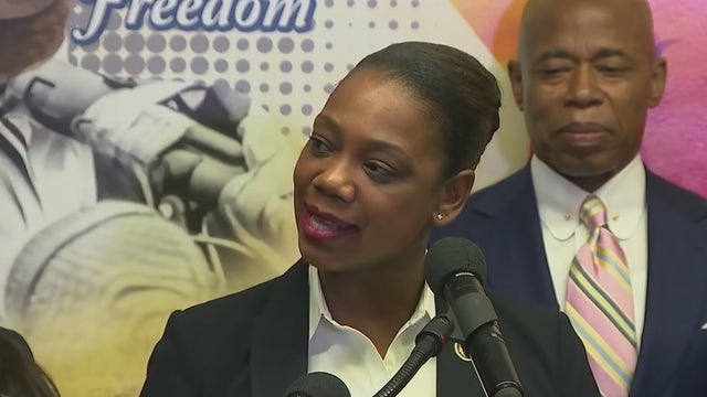 'The woman for the job': Adams introduces Sewell as next NYPD commissioner