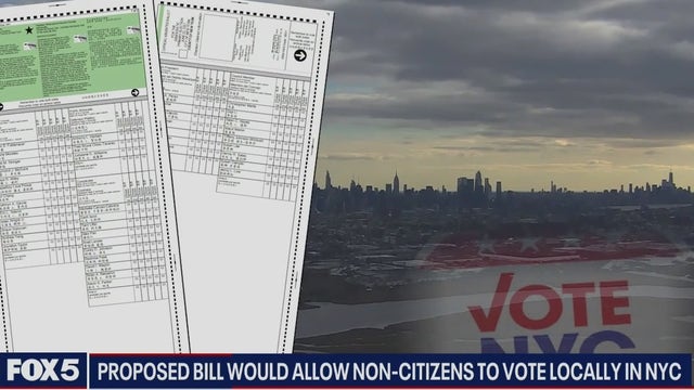 800,000 non-citizens could vote under NYC proposal