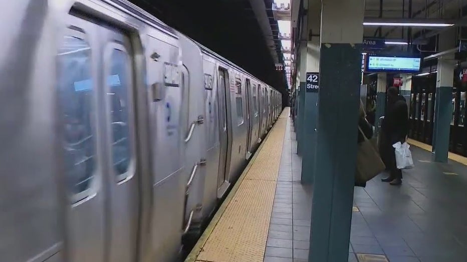 FILE- The 42nd Street Subway Station.