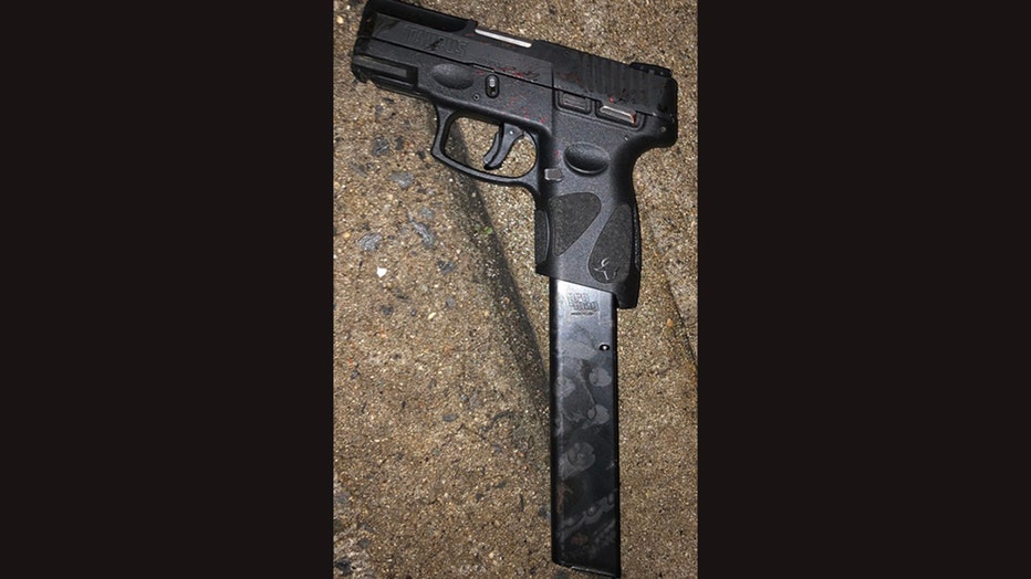 The NYPD recovered this weapon believed to be the gun used by the suspect who shot an off-duty lieutenant outside a Queens nightclub. 