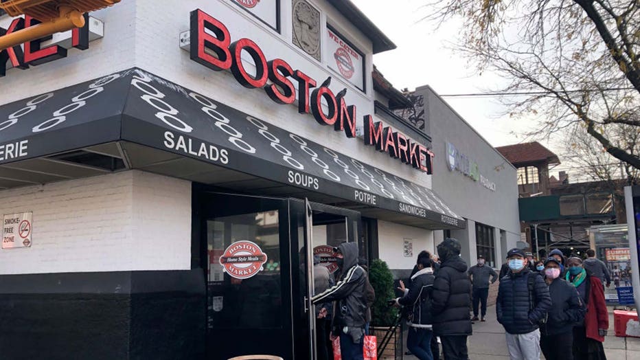 Boston Market line