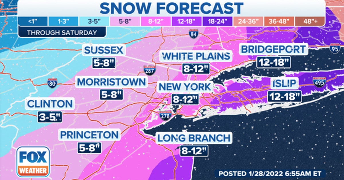 NY snowstorm: Planes, trains, automobile issues | FOX 5 New York